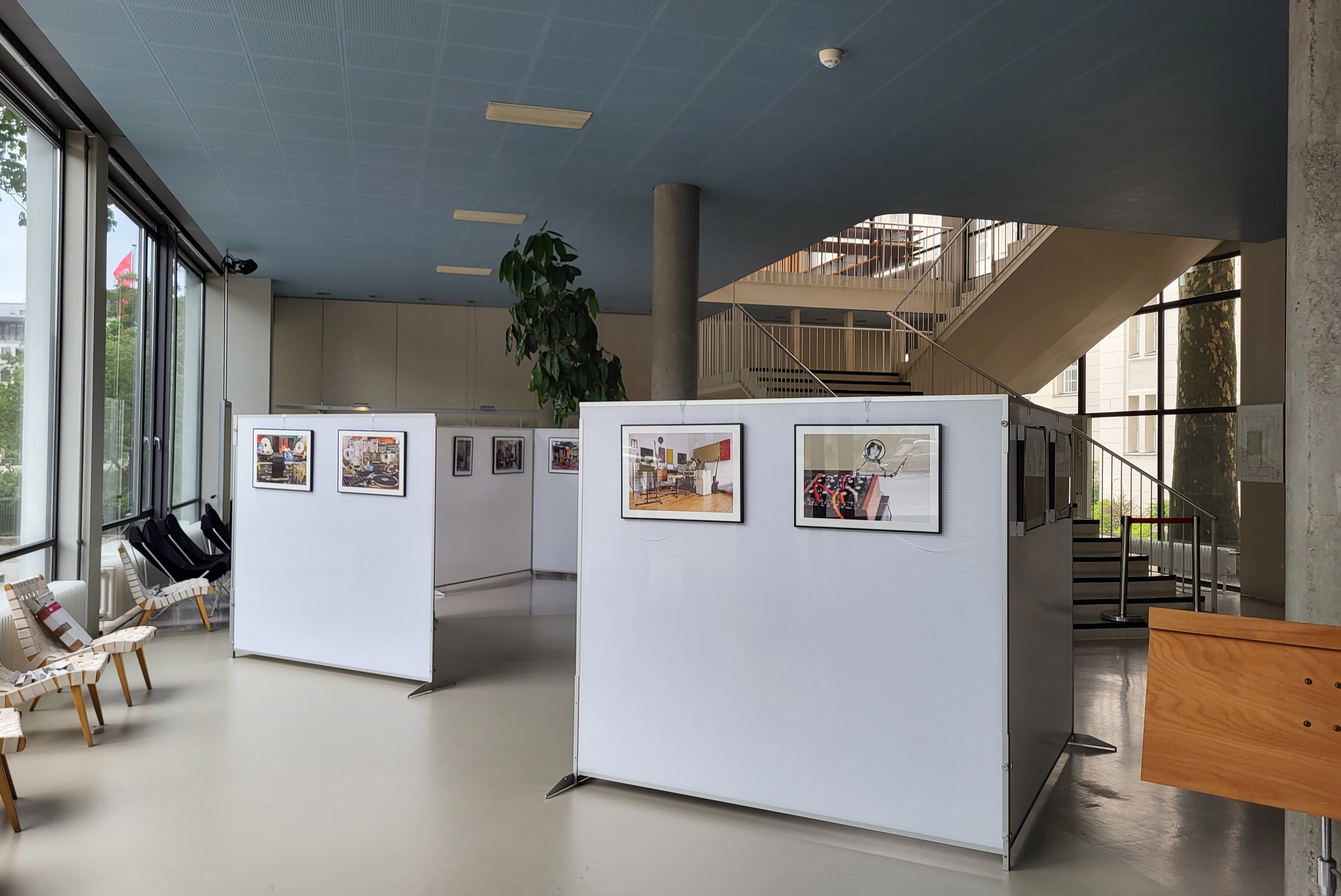 Inside the Studio — exhibition poster, Berlin